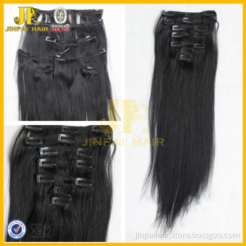 Clip In Extension straight wave Human Hair Weave